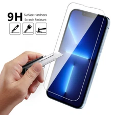For Apple  iPhone 13 Clear Screen Protector Tempered Glass,Camera Lens Protector