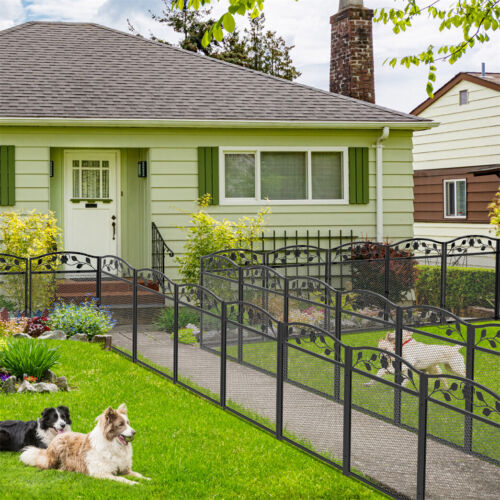 5pcs Heavy Duty Garden Fence Metal Anti-jumping Animal Barrier Outdoor 80/110cm - Picture 7 of 26