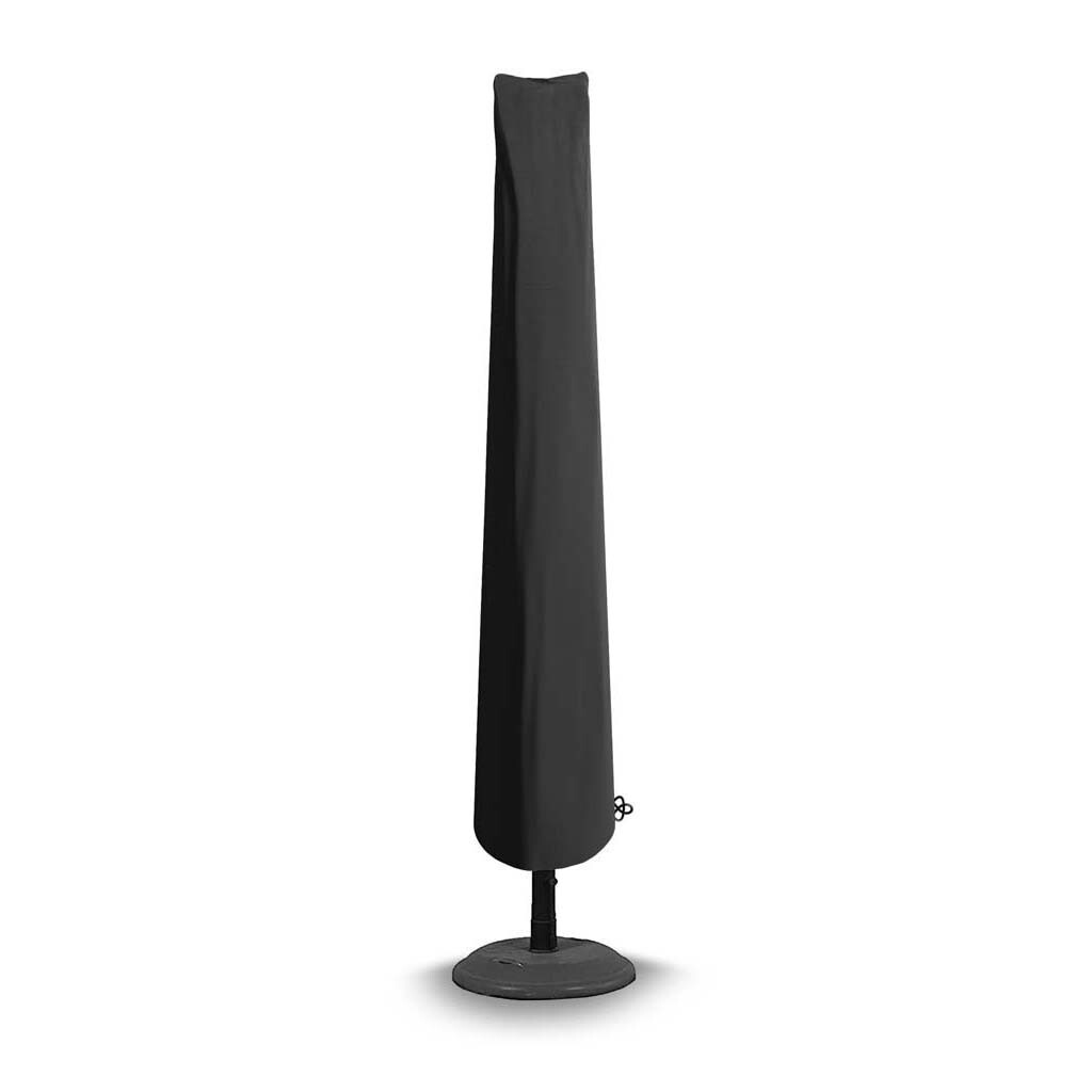 Cubierta para sombrilla de jardín gigante negra de última calidad L216 cm circ.152 cm