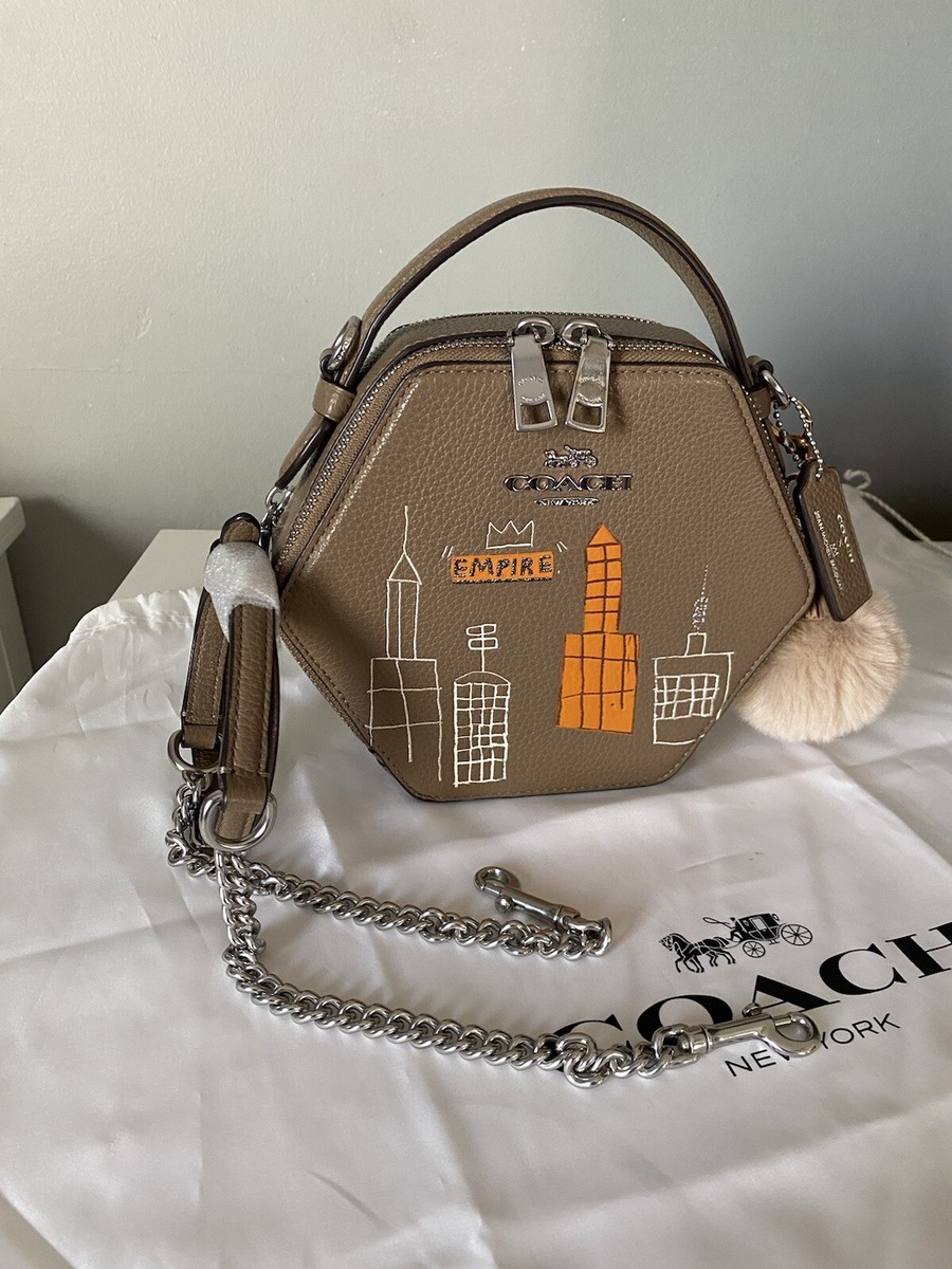 Coach X Jean Michel Basquiat Hexagonal Crossbody Bag | eBay