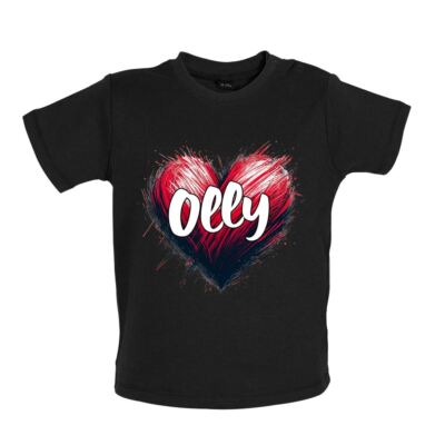 Love Heart Olly - Baby T-Shirt / Strampler - 2024 Song Dizzy UK Euro Vision