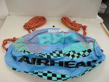 AIRHEAD ORB TOWABLE TUBE ROPE WITH PERFOMANCE BALL BLUE D720030 MARINE BOAT