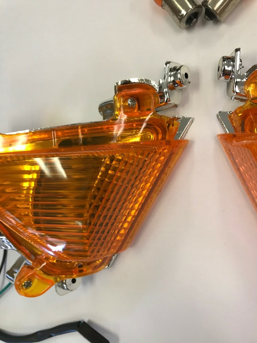 04-05 ZX10R Light Orange Front Turn Signals Signal Lights 2004