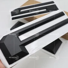 Raised 0.39in Rear Trunk Tailgate Insert Letter Emblem For 2021+ F-150 Nameplate