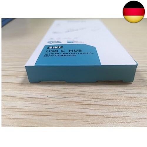 MOKiN USB C Hub Type C Adapter 6 in 1 USB-C Hub mit HDMI 4K@30Hz, 2*USB 3.0 - Bild 15 von 15