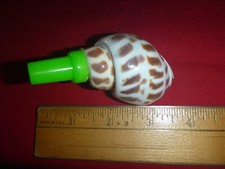 Natural Snail Sea Shell Whistle Ocean Crafts Hand Made Kid Music Blow Toy