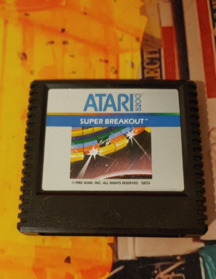 Super Breakout (1984) ATARI VCS 5200 (Modul / Cartridge) classic works 8-bit