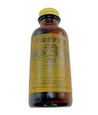 Vintage Hoppes Nitro Powder Solvent No.9 Gun Cleaner Bottle 25% Full