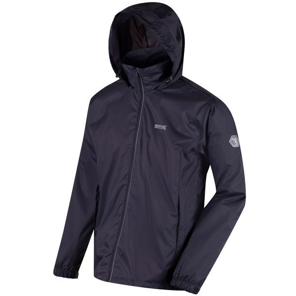 Veste imperméable homme Regatta Lyle IV coupe vent de pluie gris