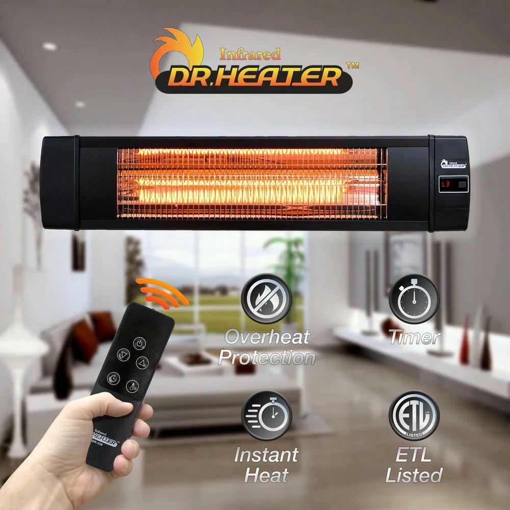 1500-Watt Electric Carbon Infrared Space Heater Indoor Outdoor Patio Garage  or 856957005649 | eBay