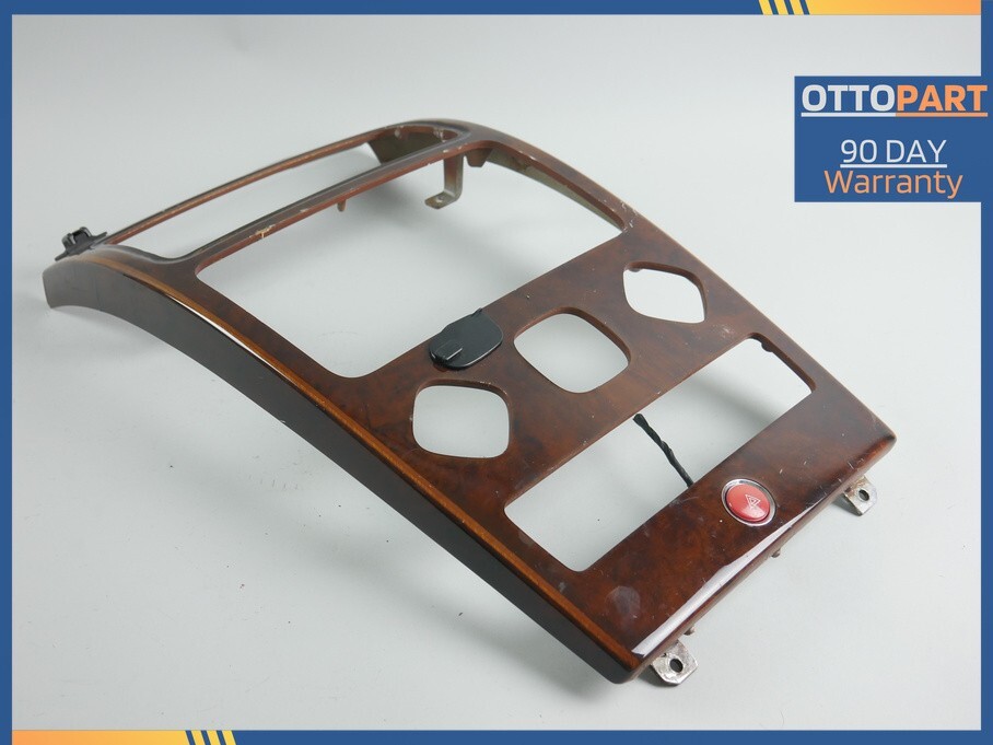 04-08 Maserati Quattroporte Dashboard Center Console Brown Wood Trim 67305400
