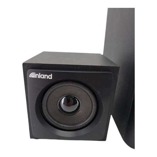 Inland 3 Piece 2.1 Channel Multimedia Speaker System - Black - Photo 3/12