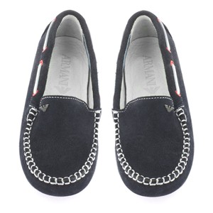 boys navy loafers