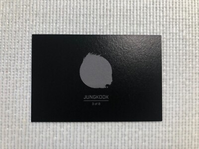 BTS THE WINGS TOUR 2017 LIVE TRILOGY Mini Photo Card 3/8 (JUNGKOOK