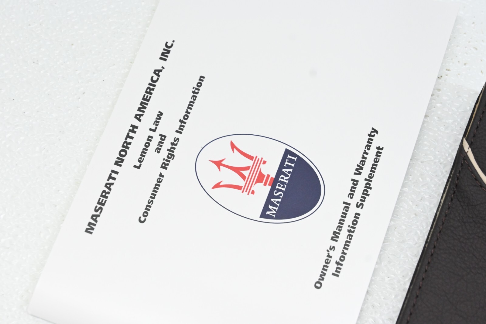 ⭐ 14-21 Maserati Ghibli Owners Information Manual Guide Booklet Set Oem