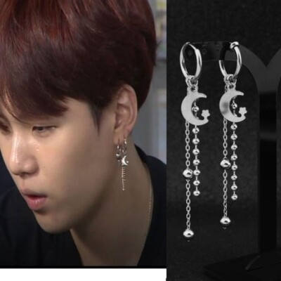 K-POP・アジア BTS DALMAJUNG]EARRINGS (silver) BTS 2022 DALMAJUNG Earrings (Silver) – KPOP2U_Unnie