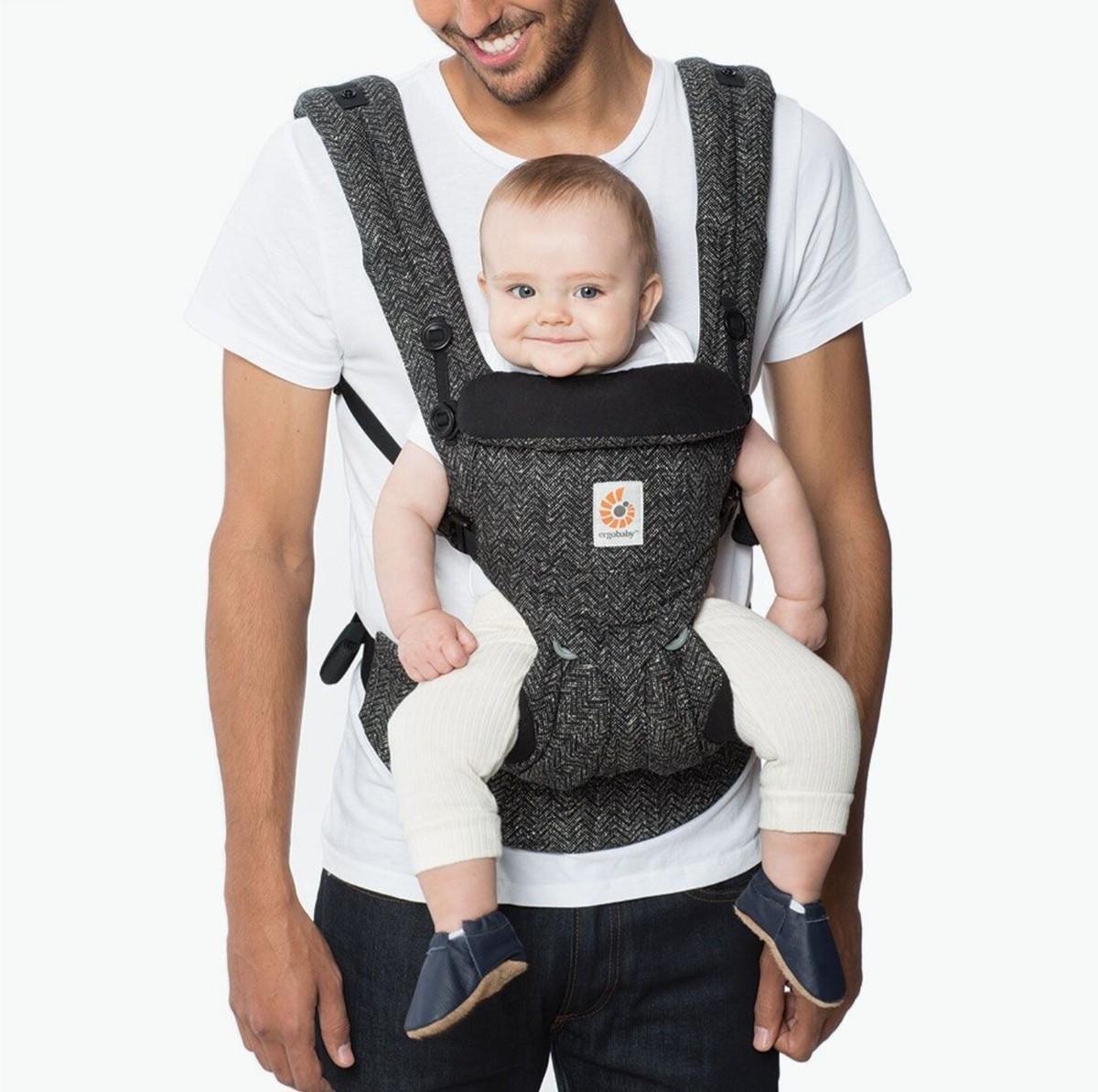 Ergobaby Omni 360 All-in -One Ergonomic Baby Carrier Herringbone
