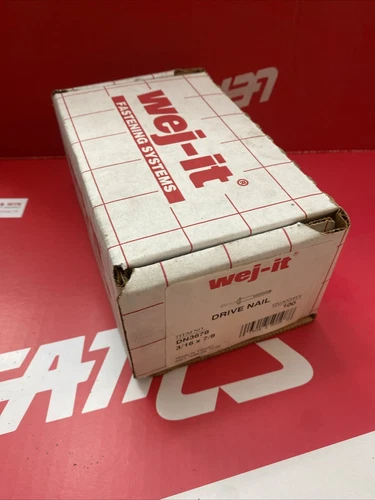 Wej-It #DN3678 Drive Nail Anchors, 3/16” X 7/8” Full Box Of 100 Pieces New!!