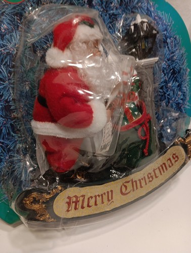 NOS Holiday Creations Corona Accento SACCO GIOCATTOLO di Babbo Natale Buon Natale - Foto 10 di 14