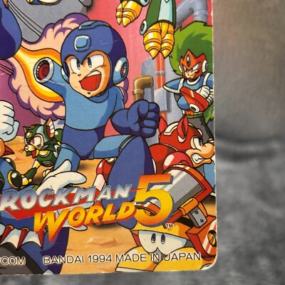 Rockman World5 Tango No.209 Bandai 1994 Trading Card Game Japanese