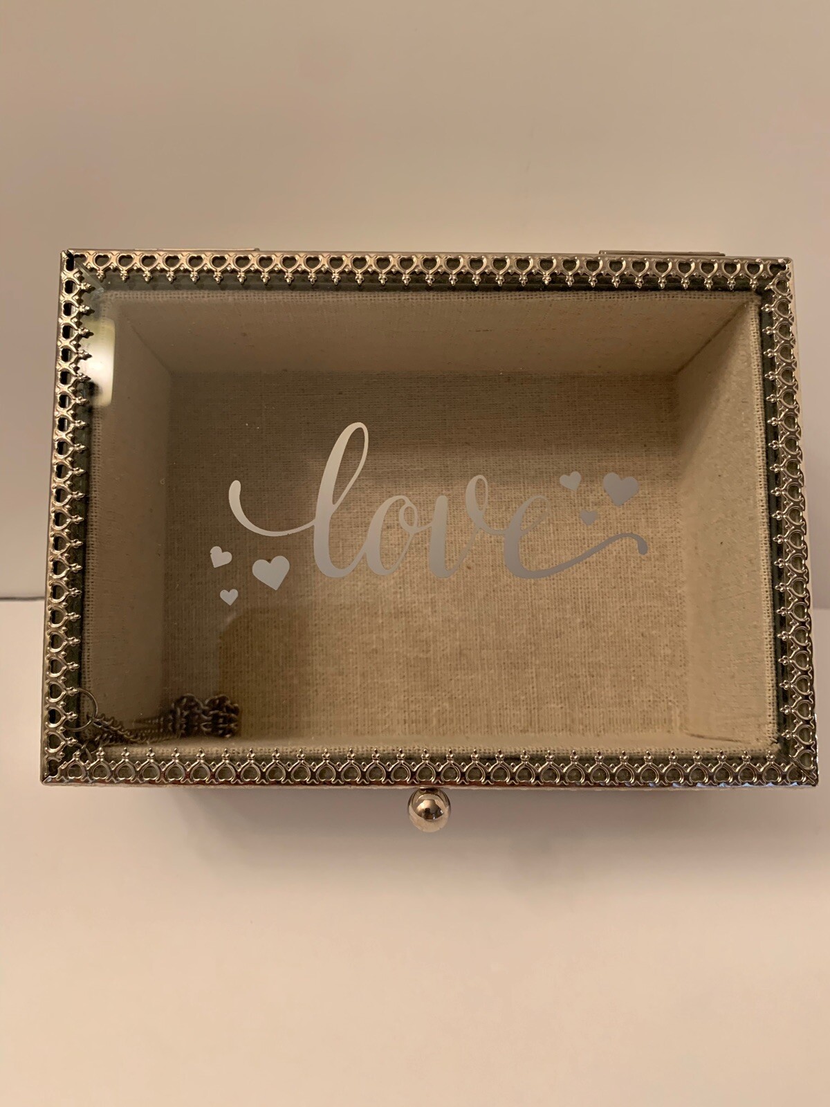 Nicole Miller Home Jewelry Box LOVE eBay