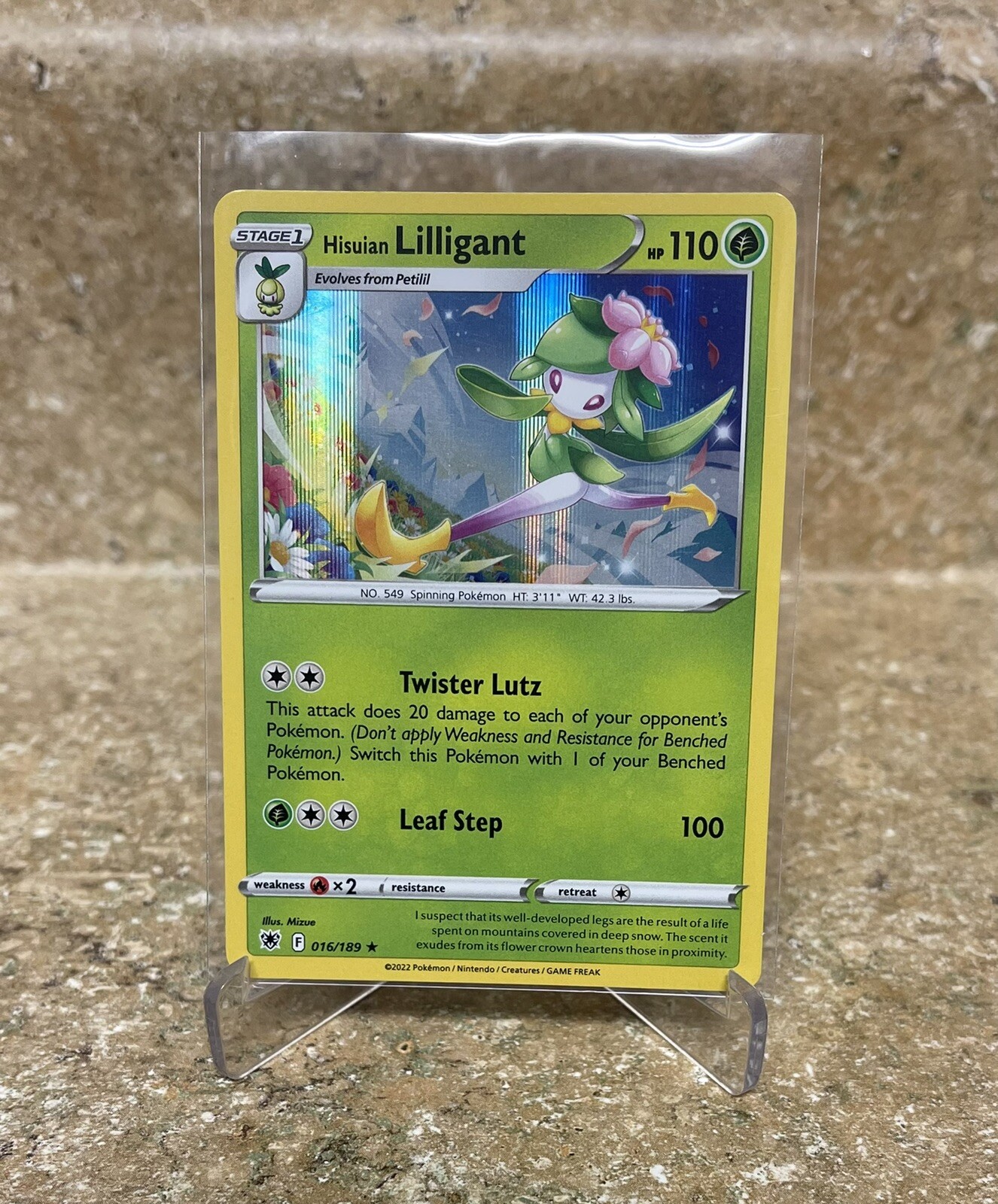 Pokémon Card Astral Radiance Hisuian Lilligant Holo 16/189 M/NM