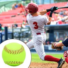 Gelbe Sport-&Uuml;bungs-Softb&auml;lle, Fastpitch-Softballball f&uuml;r drinnen und drau&szlig;en