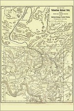 Poster, Many Sizes; Map Of The Yellowstone National Park 1883
