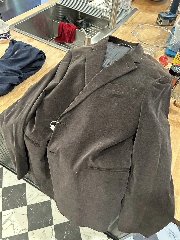 Мужской бархатный костюм Armani Collezioni — новый, никогда не носился - Изображение 2 из 4