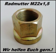 HW80 HW60 THK5 Hänger Anhänger M22x1,5 Radmutter Parts Ersatzteile von Lüdemann