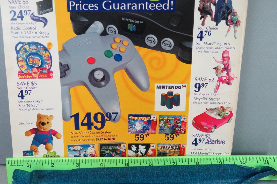 VTG Hills Department Store Christmas Toy Catalog 1997 84 Pages The Best