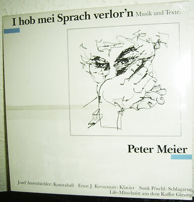 LP PETER MEIER - I HOB MEI SPRACH VERLOR'N * PM 80's GERMANY * LIVE * OVP NEU
