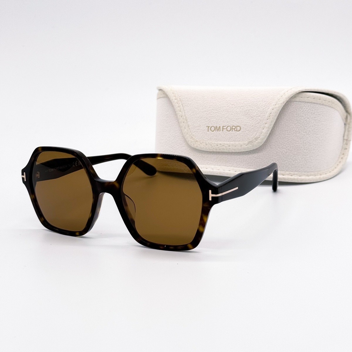 Tom Ford Sunglasses TF1032F-52E-56 New with tags NEW TOM FORD TF 1032-F 52E ROMY DARK HAVANA AUTHENTIC  main image 2