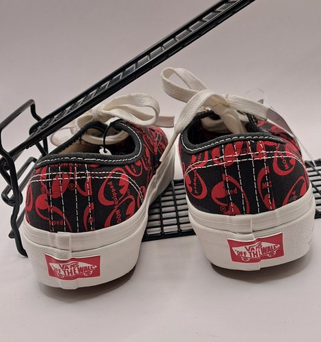 Zapatillas Vans Rojo/Negro MoonEyes DX Anaheim Fábrica Retro NUEVAS Reino Unido Talla 4.5 - Imagen 8 de 10