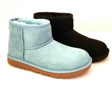 NEW IN BOX KID'S UGG CLASSIC MINI II BLACK OR BLUE CRUSH BOOTS STYLE 1017715K