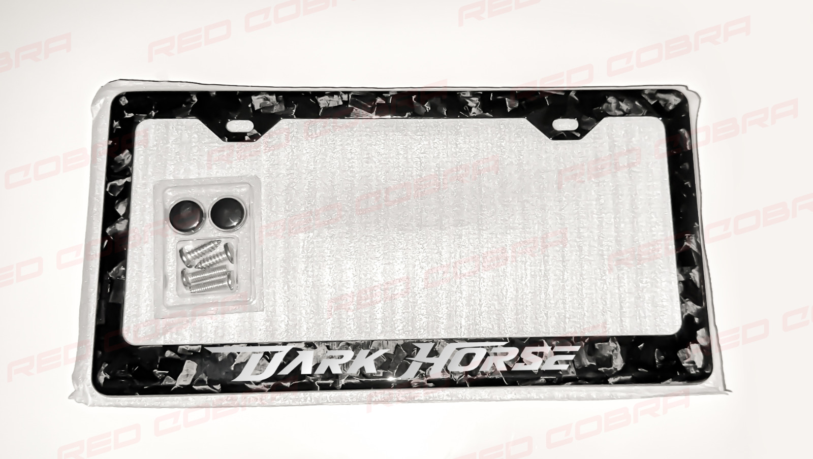 2024 Dark Horse Mustang Forged Carbon Fiber License Plate Frame