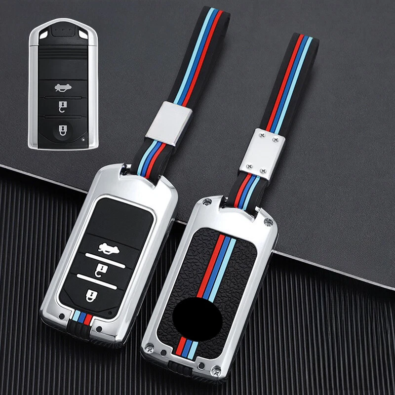 For Acura TL RDX ILX ZDX Zinc Alloy Silicone Car Remote Key Fob Case Cover Bag - Imagem 4 de 4