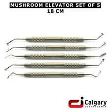 Mushroom Set Of 5 Sinus Elevators Graft Lift Implant Dental Surgical Instruments