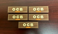 OCB VIRGIN 1 1/4 Cigarette  Rolling Papers -5 PACKS