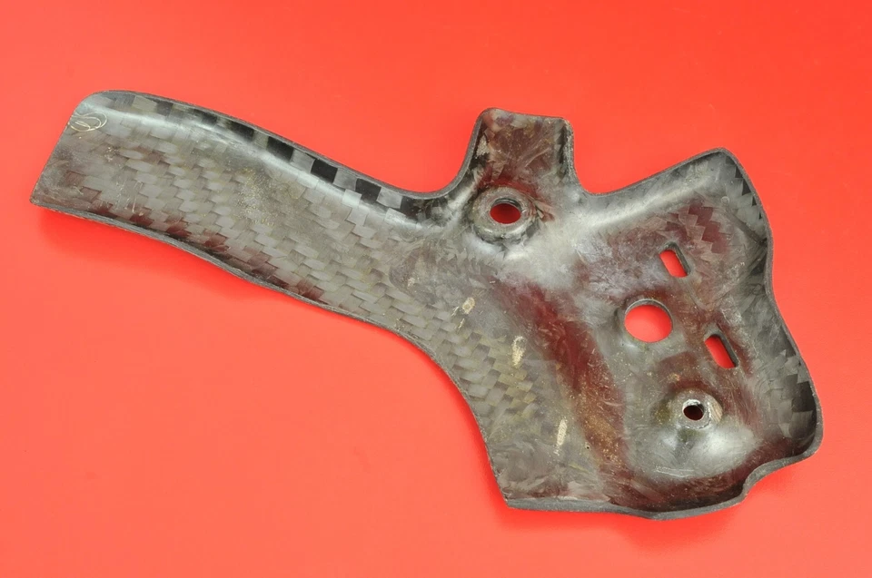 Protector de cuadro de fibra de carbono de velocidad ligera Kawasaki KX250 KX 250 2004-2007 Foto 3 de 4