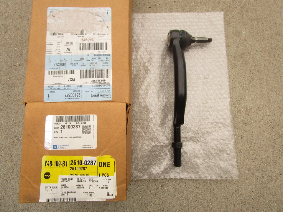 02-09 CHEVY GMC OLDSMOBILE BARRA DE AMARRE EXTERIOR DELANTERA DERECHA FABRICANTE ORIGINAL NUEVO P/N 26100287 Foto 2 de 4