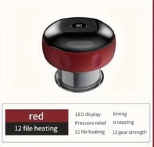 Smart Electric Vacuum Cupping Device Body Scraping Massager Heating Suction Cup