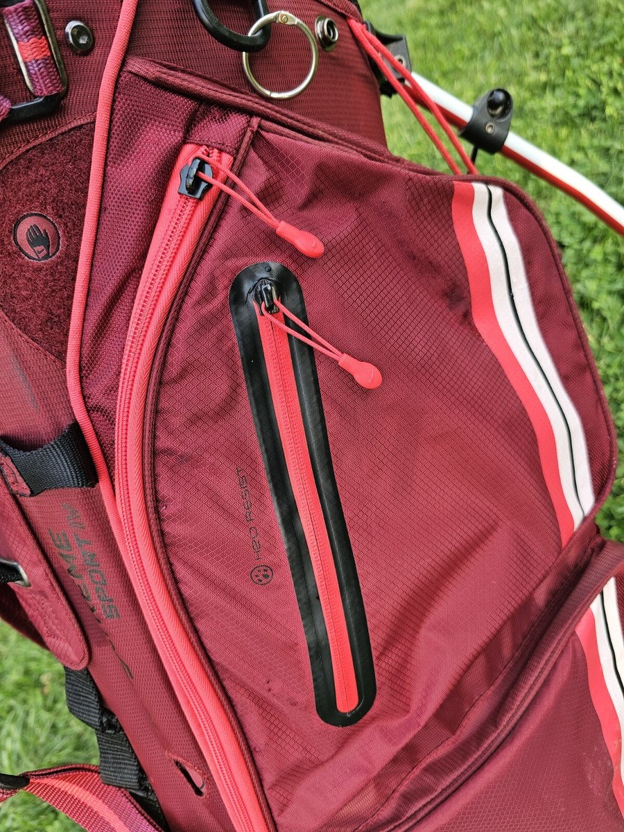 Nike Extreme Sport IV golf bag 8 Hole Maroon Black White