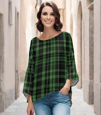Bon Apple Tea Women's Three Quarter Sleeve Tunic