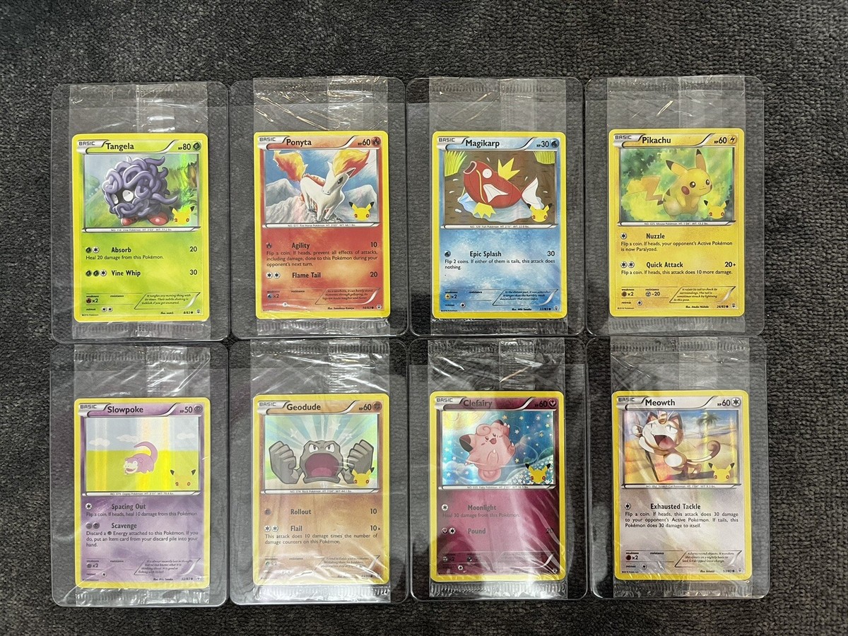 Pokemon Stamped Holo XY Generations GAME Promo FULL SET 20TH ANNIVERSARY  SEALED | eBay UK