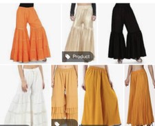 Shararah Palazzo and Shalwar Trousers Pants from Pakistan