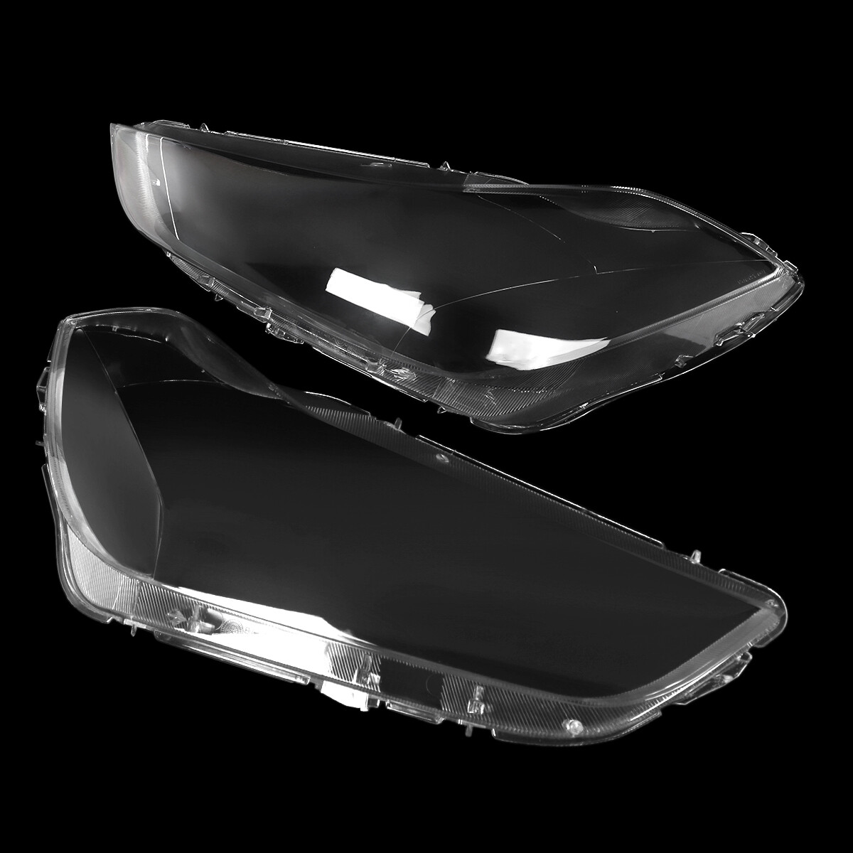 2x For Maserati Ghibli 2014-2019 Left+Right Clear Headlight Headlamp Lens Covers