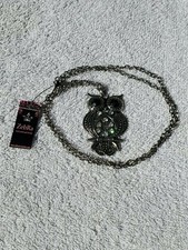 NEW OWL NECKLACE JEWELRY SET 