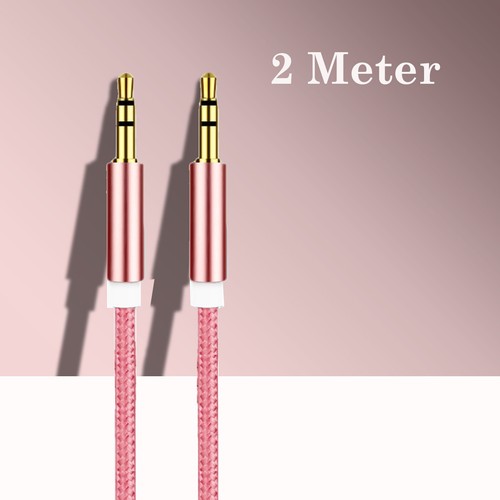 Kopfhörer AUX-Kabel Audio Kabel 3,5 mm Buchse auf Buchse Stereo PC Auto Stecker 1 m auf 3 m UK - Bild 17 von 25