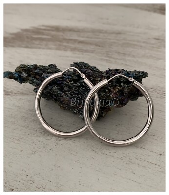 Boucles D'oreilles Créoles 3,5cm - Argent 925/1000 - Jewellerybox - Neuves